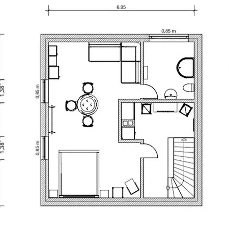 In Niedergurig Mit Grill- Sauna Und Gart By Interhome Apartamento
